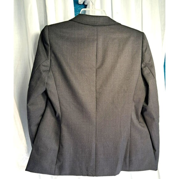 NWT American Airlines Flight Attendant Uniform Blazer Charcoal Wool Mix Size 6R - Picture 3 of 11